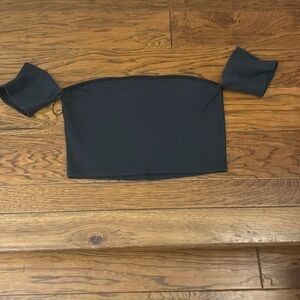 Abercrombie and finch crop shirt